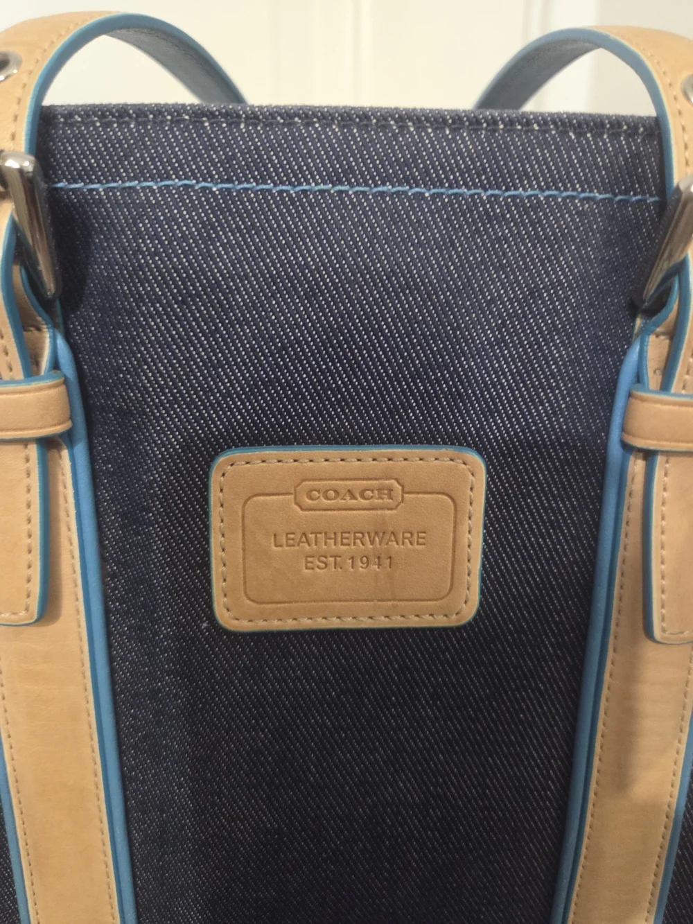 Coach tote crafted